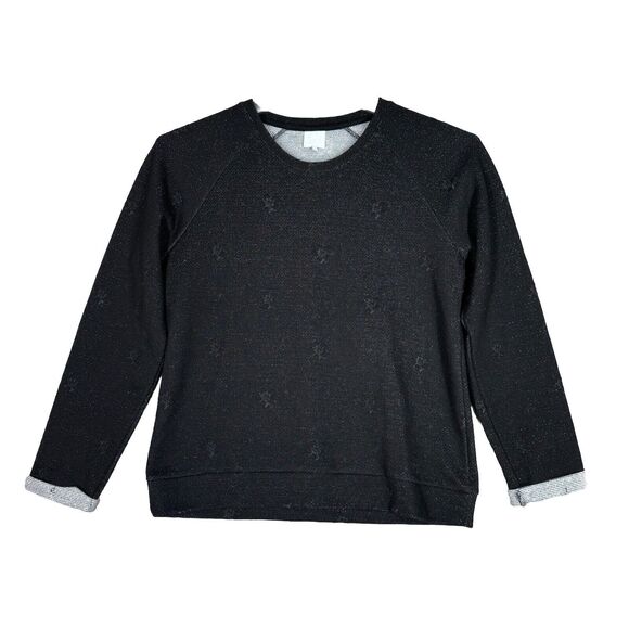 Karl‎ Marc John Shirt Womens Small Gray Sweatshirt Casual Neutral Minimalist - Picture 1 of 8